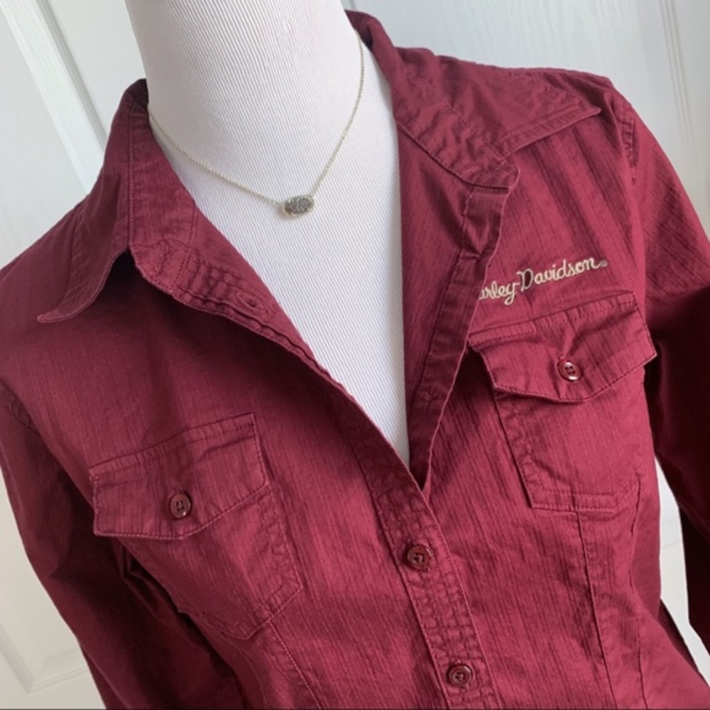 Harley Davidson Womens Dress Shirt